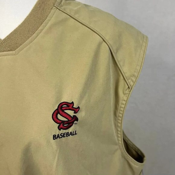 Antigua South Carolina Gamecocks Baseball Ray Tanner Mens Large Windbreaker Vest - Picture 2 of 7